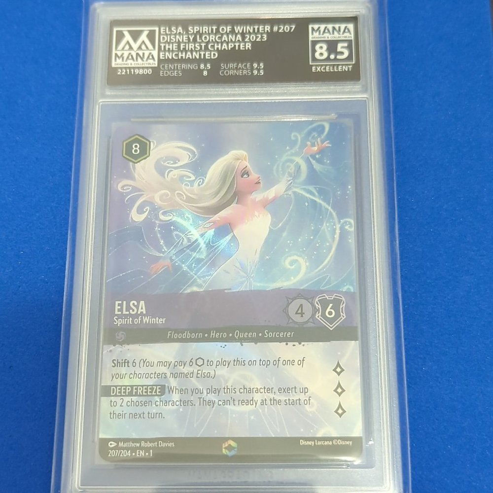 Elsa - Spirit Of Winter - Enchanted 207/204 - 8.5 Graded